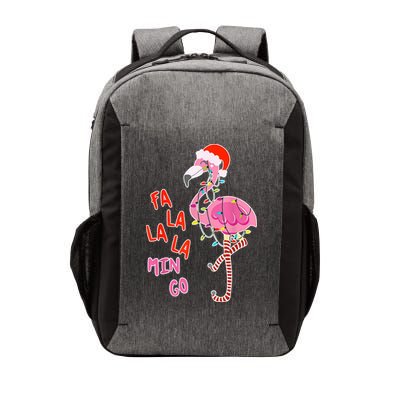 Fa La La La Min Go Flamingo Christmas Vector Backpack