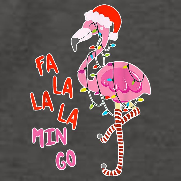 Fa La La La Min Go Flamingo Christmas Vector Backpack