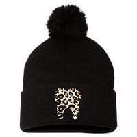 Funny Leopard Leo Dental Hygienist Teeth Assistant Dentistry Pom Pom 12in Knit Beanie