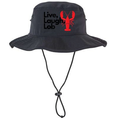 Funny Live Laugh Lob Lobster Lover Fisherman Seafood Maine Bucket Hat
