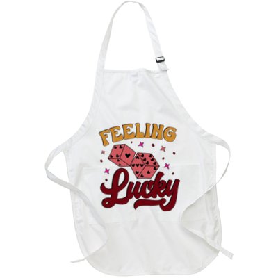 Feeling Lucky Love Dice ValentineS Day Apron