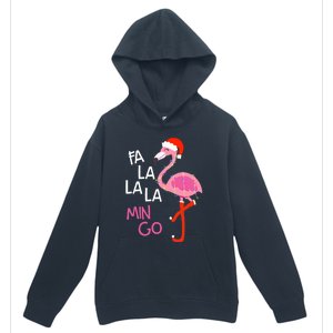 Fa La La La Mingo Flamingo Santa Pink Funny Christmas Cute Gift Urban Pullover Hoodie