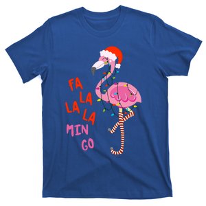 Fa La La Mingo Flamingo Christmas Tree Lights Tropical Xmas Cool Gift T-Shirt