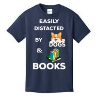 Funny Librarian Loving Dogs Gifts Books Nerds Kids T-Shirt