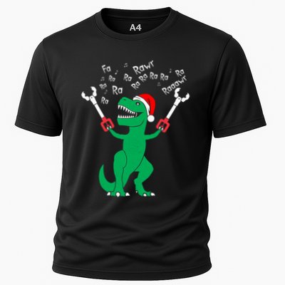 Fa La La Christmas Dinosaur Funny Fa Ra Ra Rawr Gift Performance Shirt