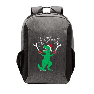 Fa La La Christmas Dinosaur Funny Fa Ra Ra Rawr Gift Vector Backpack