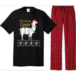 Fa La La Llama Christmas Funny Ugly Christmas Meaningful Gift Pajama Set