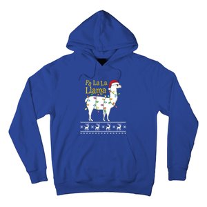 Fa La La Llama Christmas Funny Ugly Christmas Meaningful Gift Hoodie