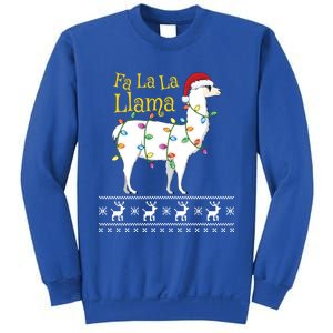 Fa La La Llama Christmas Funny Ugly Christmas Meaningful Gift Sweatshirt