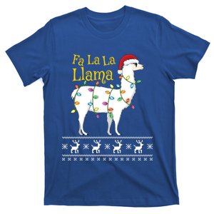 Fa La La Llama Christmas Funny Ugly Christmas Meaningful Gift T-Shirt