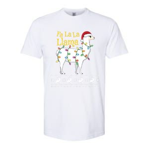 Fa La La Llama Christmas Funny Ugly Christmas Meaningful Gift Softstyle CVC T-Shirt