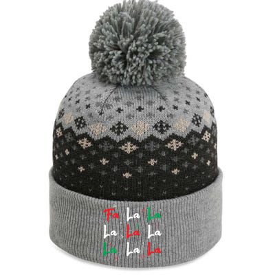 Fa La La Christmas Singer Great Gift The Baniff Cuffed Pom Beanie