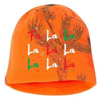 Fa La La Christmas Singer Great Gift Kati - Camo Knit Beanie