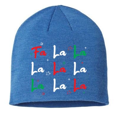 Fa La La Christmas Singer Great Gift Sustainable Beanie