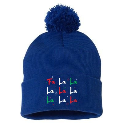 Fa La La Christmas Singer Great Gift Pom Pom 12in Knit Beanie