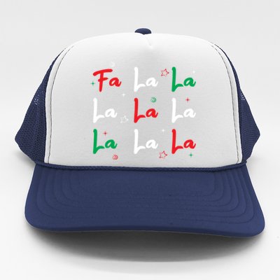 Fa La La Christmas Singer Great Gift Trucker Hat