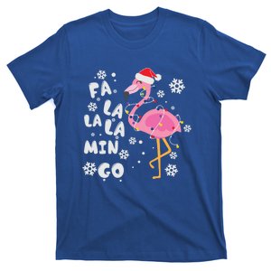 Fa La La La Mingo Christmas Day Pink Flamingo Merry Xmas Gift T-Shirt