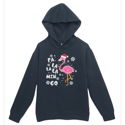 Fa La La La Mingo Christmas Day Pink Flamingo Merry Xmas Gift Urban Pullover Hoodie