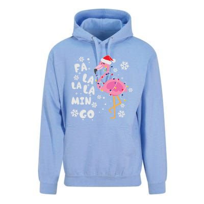 Fa La La La Mingo Christmas Day Pink Flamingo Merry Xmas Gift Unisex Surf Hoodie