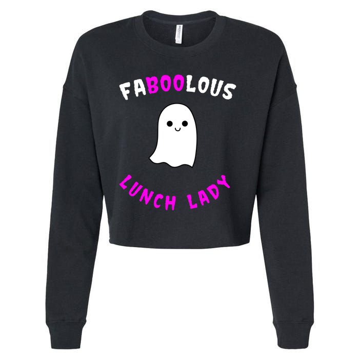 Faboolous Lunch Lady Cropped Pullover Crew