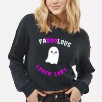 Faboolous Lunch Lady Cropped Pullover Crew