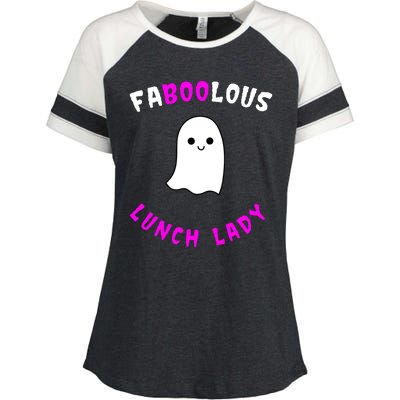 Faboolous Lunch Lady Enza Ladies Jersey Colorblock Tee