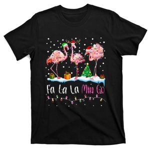 Fa La La La Mingo Flamingo Christmas T-Shirt