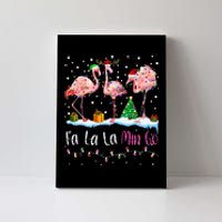 Fa La La La Mingo Flamingo Christmas Canvas