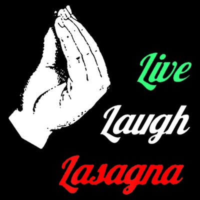 Funny Live Laugh Lasagna Tshirt Funny Lasagna Lovers T-Shirt