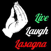 Funny Live Laugh Lasagna Tshirt Funny Lasagna Lovers 16 in Basic Backpack
