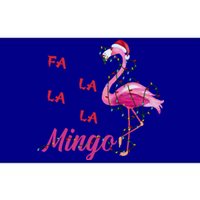 Fa La La La Mingo Flamingo Christmas Lights Merry Xmas Day Cool Gift Bumper Sticker