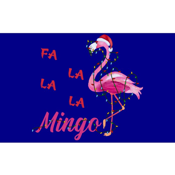 Fa La La La Mingo Flamingo Christmas Lights Merry Xmas Day Cool Gift Bumper Sticker