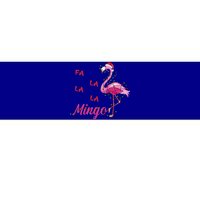 Fa La La La Mingo Flamingo Christmas Lights Merry Xmas Day Cool Gift Bumper Sticker