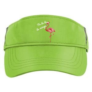 Fa La La La Mingo Flamingo Christmas Xmas Gift Adult Drive Performance Visor