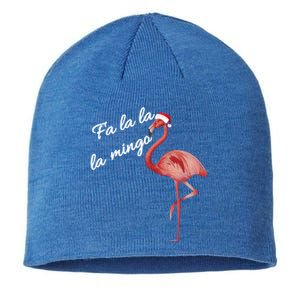 Fa La La La Mingo Flamingo Christmas Xmas Gift Sustainable Beanie