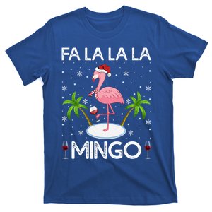 Flamingo Lover Lighting Fa La La La Mingo Flamingo Christmas Cute Gift T-Shirt