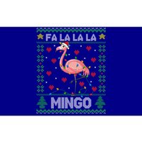 Fa La La La Mingo Funny Flamingo Ugly Christmas Sweater Gift Bumper Sticker