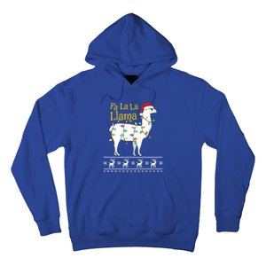 Fa La La Llama Christmas Funny Ugly Christmas Sweater Gift Hoodie