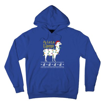 Fa La La Llama Christmas Funny Ugly Christmas Sweater Gift Hoodie