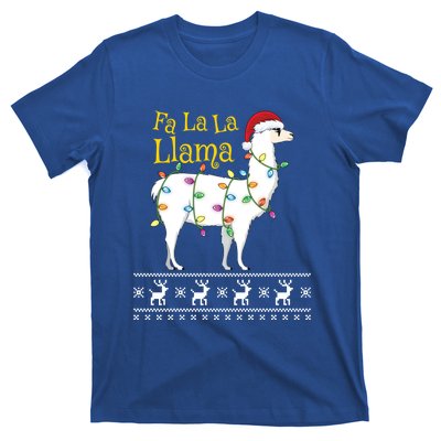 Fa La La Llama Christmas Funny Ugly Christmas Sweater Gift T-Shirt