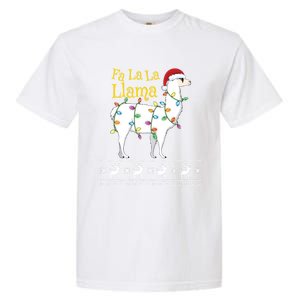 Fa La La Llama Christmas Funny Ugly Christmas Sweater Gift Garment-Dyed Heavyweight T-Shirt