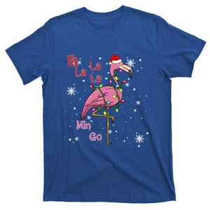 Fa La La La Mingo Flamingo Lover Matching Funny Christmas Cool Gift T-Shirt