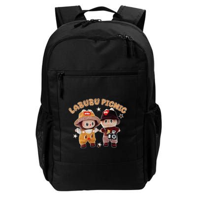 Funny Labubu Lover Cute Labubu Picnic And Friends Backpack