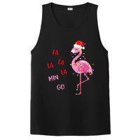 Fa La La Mingo Christmas Flamingo Tree Lights Santa Flamingo PosiCharge Competitor Tank