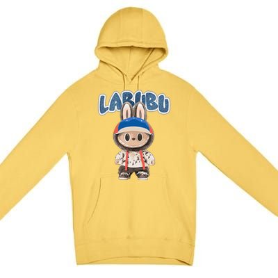 Funny Labubu Lover Cute Labubu The Monsters Party Premium Pullover Hoodie