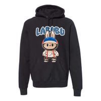 Funny Labubu Lover Cute Labubu The Monsters Party Premium Hoodie