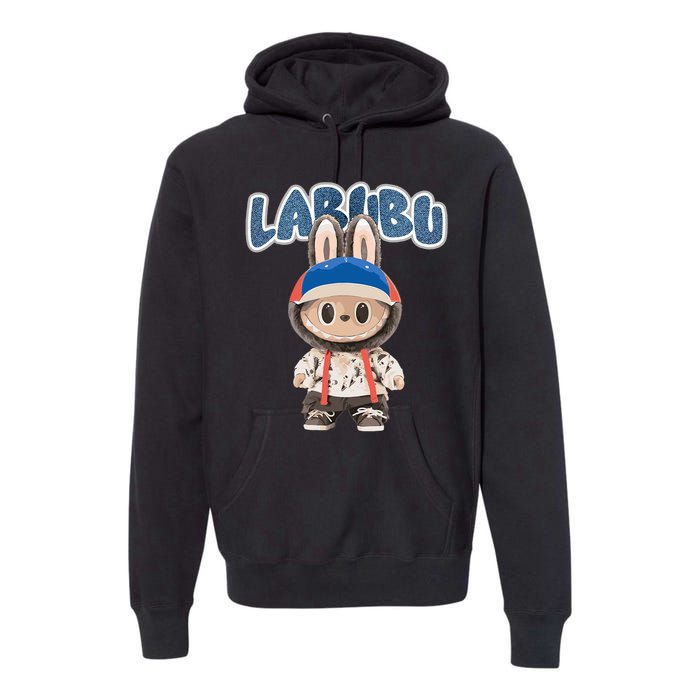 Funny Labubu Lover Cute Labubu The Monsters Party Premium Hoodie