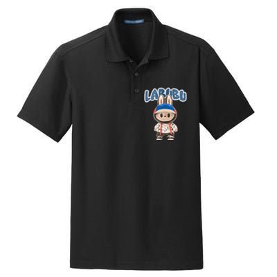 Funny Labubu Lover Cute Labubu The Monsters Party Dry Zone Grid Polo