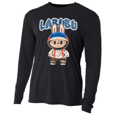 Funny Labubu Lover Cute Labubu The Monsters Party Cooling Performance Long Sleeve Crew