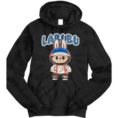 Funny Labubu Lover Cute Labubu The Monsters Party Tie Dye Hoodie